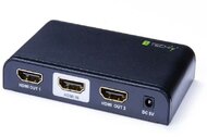 Techly 023974 HDMI Splitter (1 PC - 2 Kijelző)