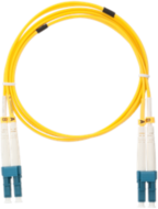 Nikomax LC-LC duplex OS2 optikai patch kábel 2 m Sárga