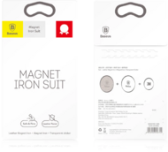 Baseus Magnet iron Suit mágneskorong autós tartóhoz Ezüst (2 db)