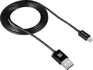 Canyon Lightning apa - USB 2.0-A apa Adat- és töltőkábel 1m - Fekete