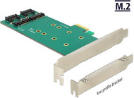 Delock 89473 PCIe - 2x M.2 beépítő keret