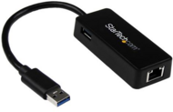 Startech USB31000SPTB USB-A - Gigabit Ethernet adapter - Fekete