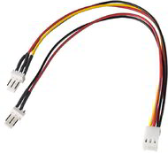 Akyga Adapter with cable AK-CA-52 3 pin (f) / 2x 3 pin (m) 2x 15cm