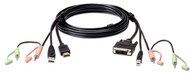 ATEN KVM Kábel USB HDMI-DVI 1.8m 2L-7D02DH