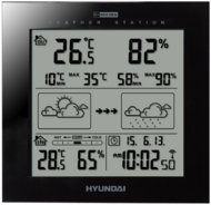 Hyundai WS2244B időjárás állomás fekete