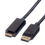 ROLINE Kábel DisplayPort - HDMI 4K M/M 3m