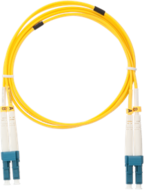 NIKOMAX optikai patch kábel LC-LC, SM 9/125, OS2, duplex, 3m ,sárga