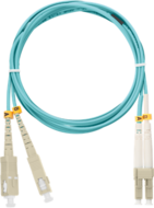 NIKOMAX optikai patch kábel SC-LC, MM 50/125, duplex, 3m ,aqua