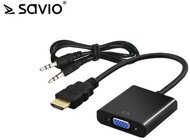 SAVIO CL-23/B HDMI-VGA Adapter with audio conector