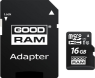 GOODRAM 16GB SD micro (SDHC Class 10 UHS-I) (M1AA-0160R12) memória kártya adapterrel