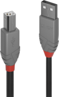 LINDY Kábel USB 2.0 A-B Anthra Line 3m