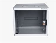 Legrand Rackszekrény - 19" különálló kivitel (12U,600x600x626, szürke,egyrekeszes, üvegajtós, készre szerelt, max.65 kg)