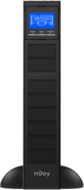 NJOY UPS Blader 3000, 3000VA, 2700W, Online Szünetmentes tápegység, rack (2U), LCD display
