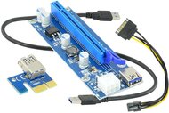 Akyga Riser PCI-E 1x - 16x AK-CA-64 USB 3.0, 6-pin, SATA, 009s