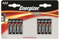 Energizer Alkaline Power AAA mini ceruzaelem (8db/csomag) /E300127804/NZAP6O07/