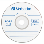 Verbatim BD-RE 25GB 2x újraírható Blu-Ray lemez /43615/