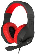 Genesis Argon 200 Gamer mikrofonos sztereo fejhallgató - Piros
