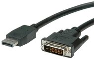 OEM Displayport -> DVI-D M/M video jelkábel 2m fekete (11.99.5610)