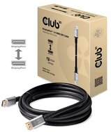 Club 3D DisplayPort 1.4 HBR3 8K60Hz kábel M/M - 4m, silver plug