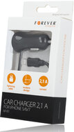 Forever car charger for iPhone 8-PIN 2,1A M-01 black