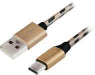 LOGILINK - Sync & charging cable, USB to Micro USB male, 1m