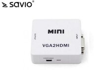 SAVIO CL-110 átalakító / adapter VGA -> HDMI Full HD / 1080p 60Hz