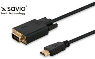 SAVIO CL-103 HDMI - VGA kábel 1,8 m