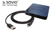 SAVIO CL-93 4K HDMI Splitter 1X2