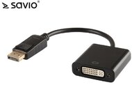 SAVIO CL-91 Adapter Displayport (M) - DVI 24 pin (F)