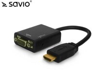 SAVIO CL-23 HDMI-VGA adapter audio csatlakozóval