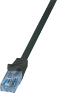 LOGILINK - Patch Cable Cat.6A 10GE Home U/UTP EconLine black 0,50m