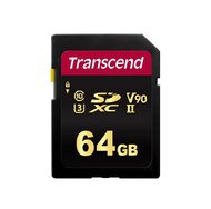 Transcend Memóriakártya 64GB SDXC 700S CL10 UHS-II U3, R/W 285/180MB/s
