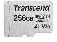 Transcend microSDXC USD300S 256GB CL10 UHS-I U3 Up to 95MB/S adapterrel