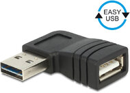 Delock 65522 EASY-USB 2.0-A apa > USB 2.0-A anya bal/jobb forgatott adapter