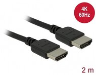 DELOCK kábel HDMI male/male összekötő 4K 60Hz Premium, 2m