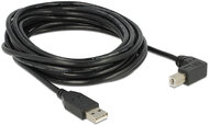Delock USB2.0 kábel USB A dugó - USB B 90°dugó csatlakozókkal, 5m