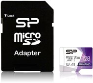 Silicon Power memory card Superior Pro Micro SDXC 128GB UHS-I U3 V30 +adapter