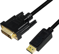 LOGILINK - DisplayPort to DVI cable, black, 1m