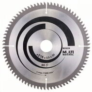 Bosch 2608640447 Körfűrészlap, Multi Material 216 x 30 x 2,5 mm; 80