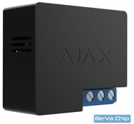 Ajax WallSwitch vezetéknélküli beépíthető fekete kapcsoló 220VAC eszközhöz