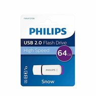 Philips 64GB Pendrive USB 2.0 Snow Edition fehér-lila