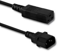 Qoltec AC power cable for UPS | C14/C19 | 2m
