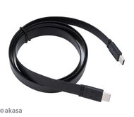 Akasa USB 3.1 Type-C to USB 3.1 Type-C Fast Charging cable - AK-CBUB46-10BK