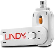 LINDY Dugó biztonsági USB A, narancs