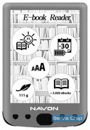 Navon BigBook Blacklight 6" 8GB E-book olvasó