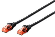 Digitus Premium CAT 6 UTP patch kábel, hossza: 2,0 m, fekete