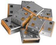 LINDY Dugó biztonsági USB, narancs (10db/csomag)