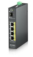 ZYXEL Switch - RGS100-12P, 5 Port unmanaged PoE, 120 Watt PoE, DIN Rail, IP30, 12-58V DC