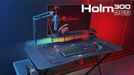Genesis Holm 300 Gamer asztal RGB