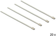 Delock Rozsdamentes acél kábelkötegelők, 200 x 4,6 mm (H x Sz), 20 darab